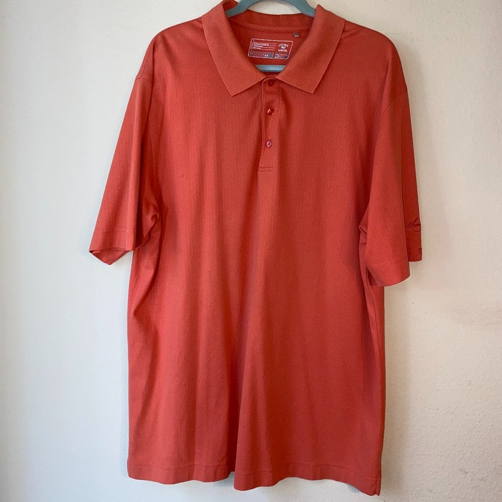 Cutter & Buck orange polo, XXL